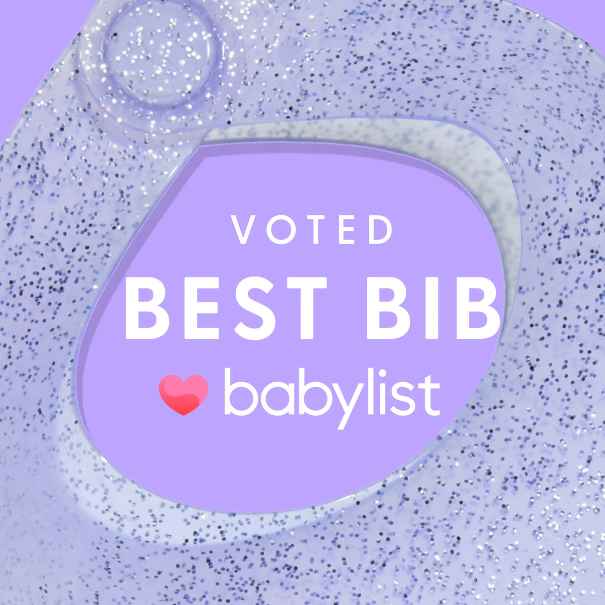 Babynetic Magnetic Silicone Bib | Grape Jelly