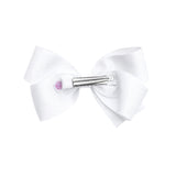 Bits & Bows Big SIster Hair Bow | White