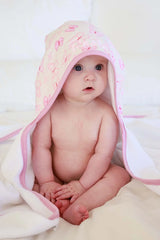 Caden Lane Butterflies Bamboo Hooded Towel