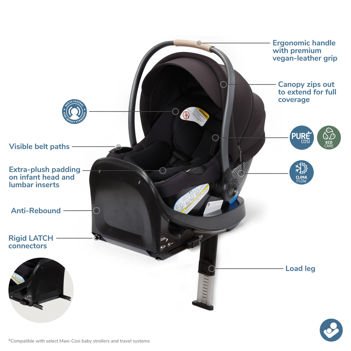 Maxi-Cosi Ambra Infant Car Seat with Base