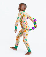 Pearls & Pelicans Zoo Mardi Gras Bamboo Two-Piece Pajamas