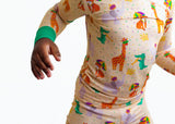 Pearls & Pelicans Zoo Mardi Gras Bamboo Two-Piece Pajamas