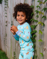 Pearls & Pelicans Pooh On The Bayou Bamboo Long Sleeve Two-Piece Pajamas