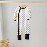Nola Tawk Black and Gold Fleur de Lis Organic Cotton Pajamas