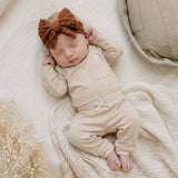 Sugar + Maple Bamboo Two-Piece Jogger Set | Wheat