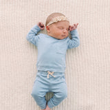 Sugar + Maple Bamboo Two-Piece Jogger Set | Light Blue