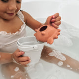 nouka Silicone Tiny Bath Stacking Buckets