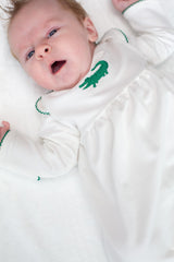 Goosies Pip Alligator Embroidered Bamboo Gown