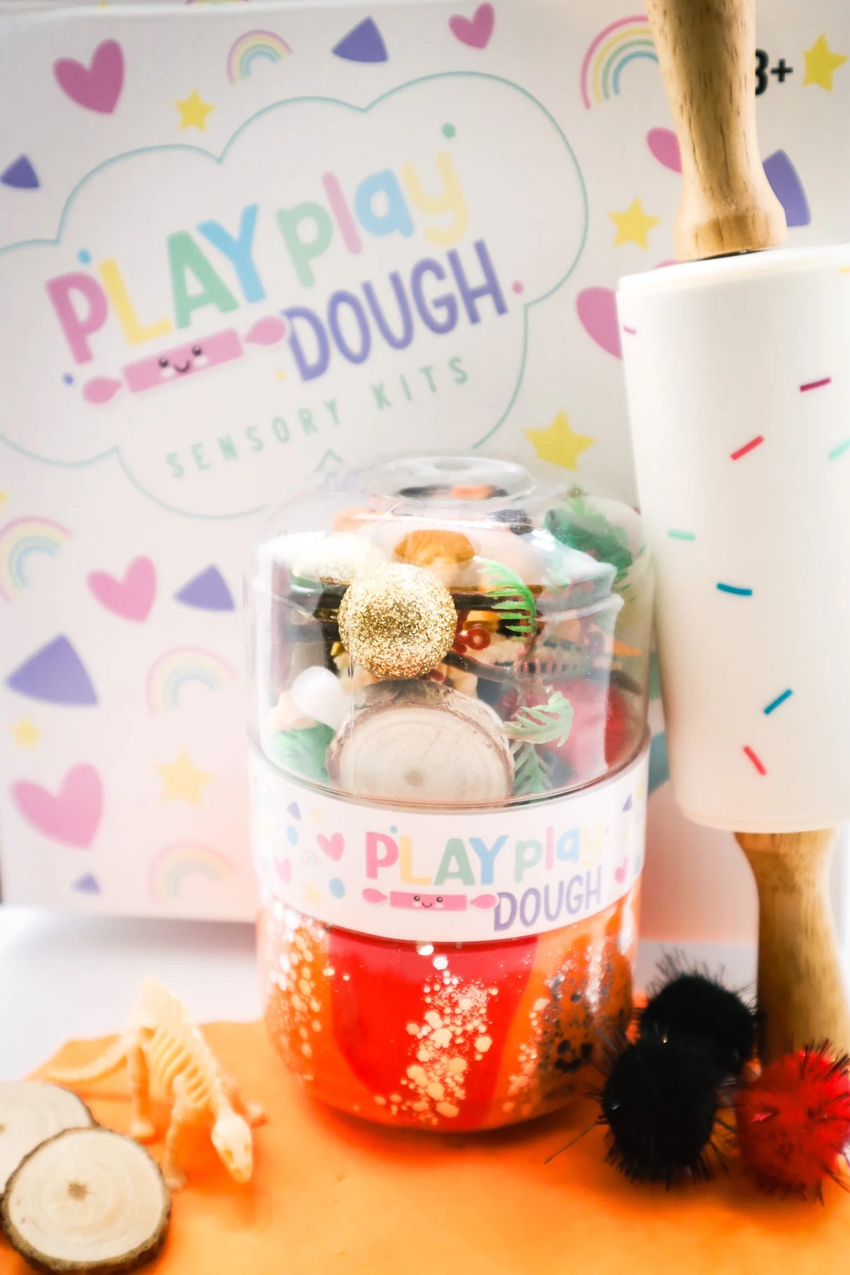 Play Play Dough Dino Play Dough Sensory Jar