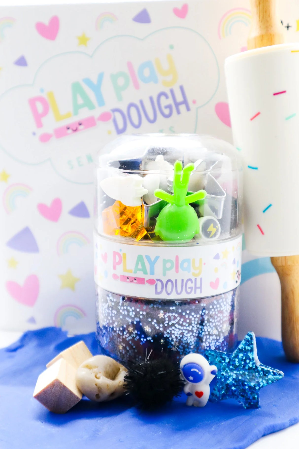 Play Play Dough Space Play Dough Sensory Jar