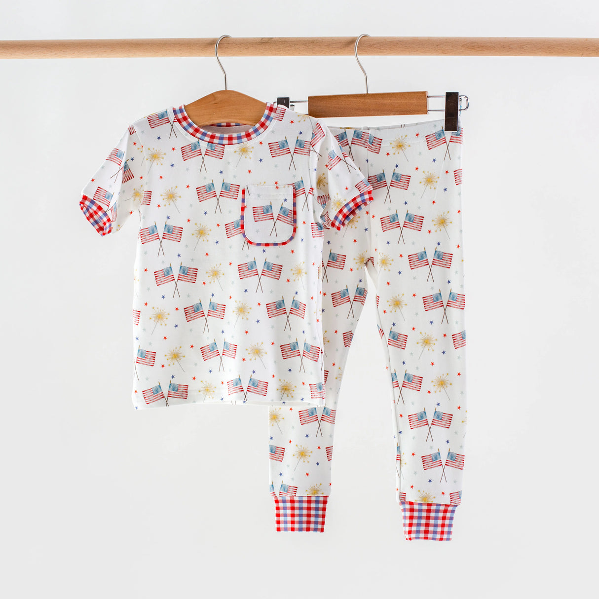 Nola Tawk Patriotic Parade Organic Cotton Pajamas