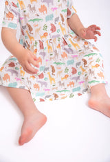 Goosies Zoo Crew Bamboo Short Sleeve Dress