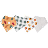 Copper Pearl Baby Bandana Bib 4-Pack Set |  Karver