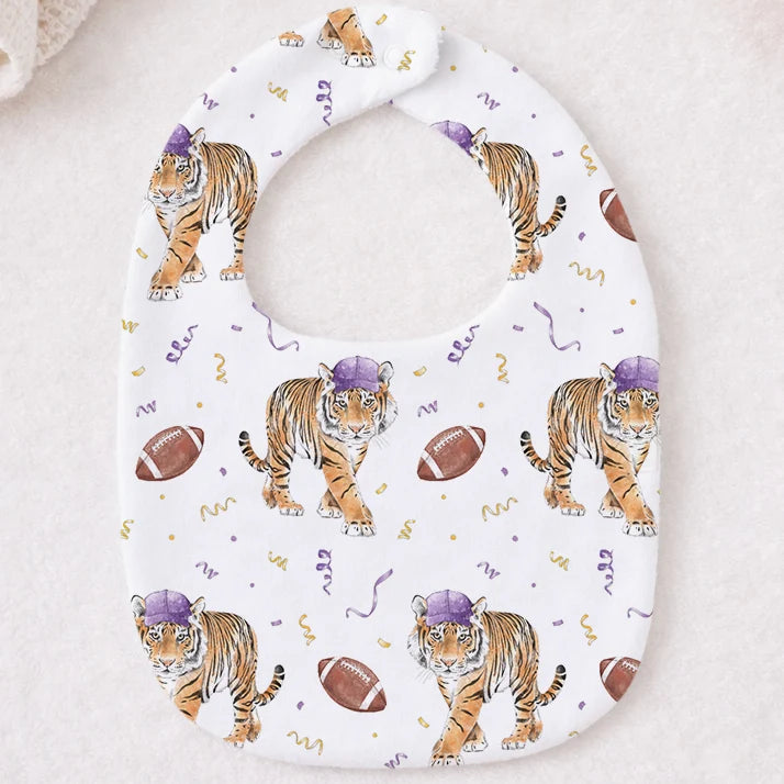 Nola Tawk Kickoff in Louisiana Organic Cotton Bib