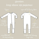Goosies Sno Cones Zip Convertible Bamboo Pajamas
