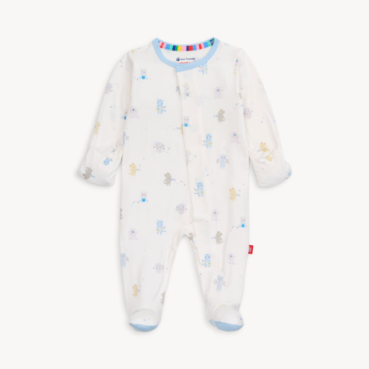 Magnetic Me Blue Baby Beats Modal Footie
