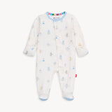 Magnetic Me Blue Baby Beats Modal Footie