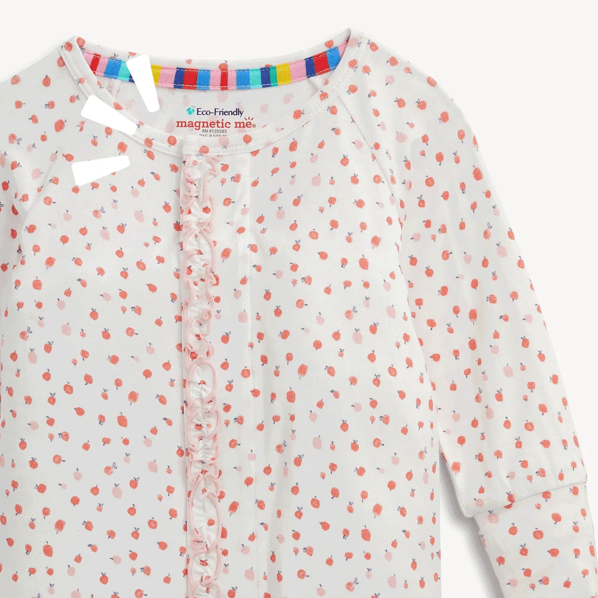 Magnetic Me Apple Blossom Modal Ruffle Convertible Coverall