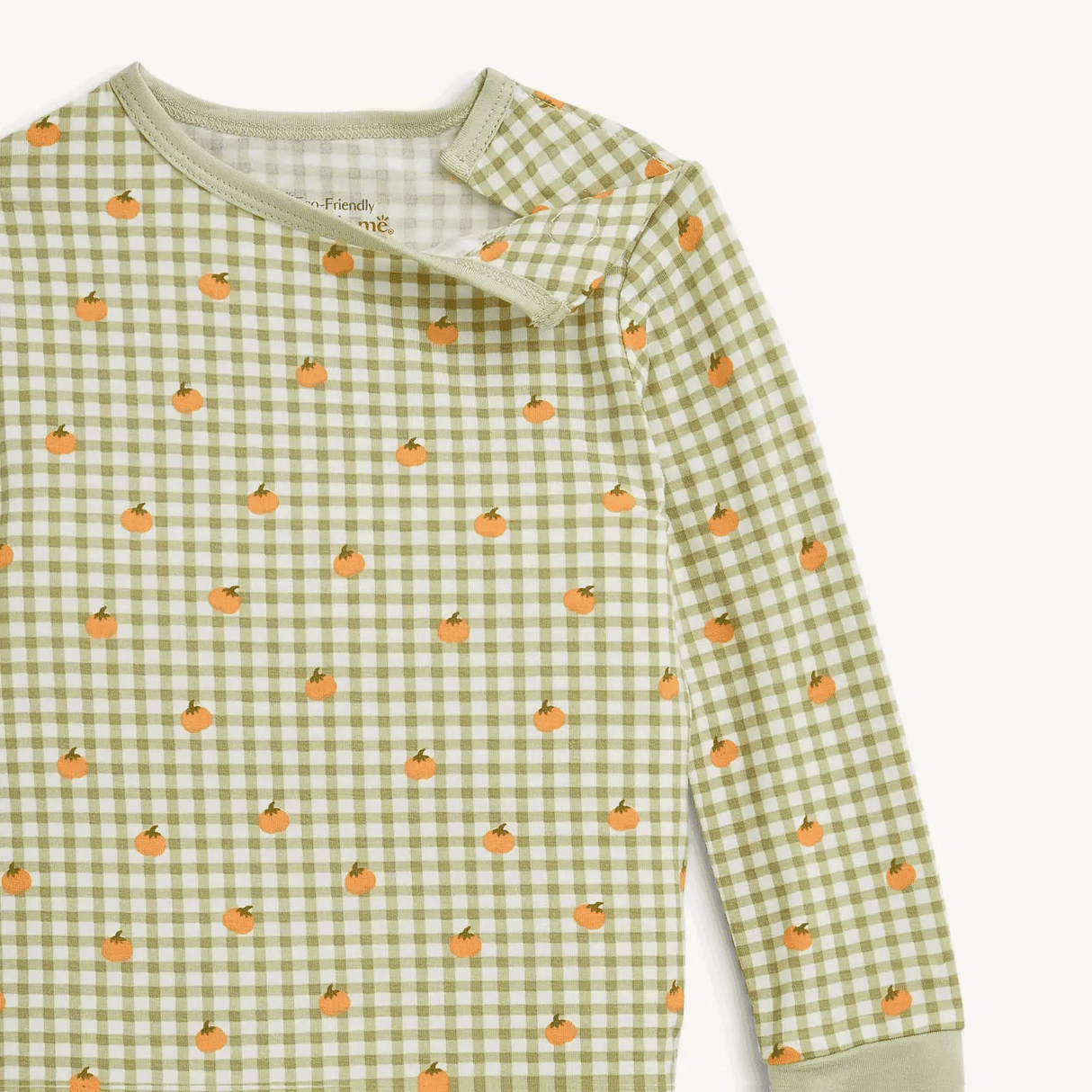 Magnetic Me Pumpkin Plaid Modal Long Sleeve Two Piece Pajamas