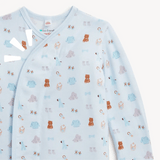 Magnetic Me Nursery Nostalgia Blue Modal Gown and Hat Set (0-3mo)