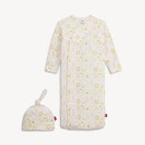 Magnetic Me Star Signs Pink Modal Gown + Hat Set | NB-3M