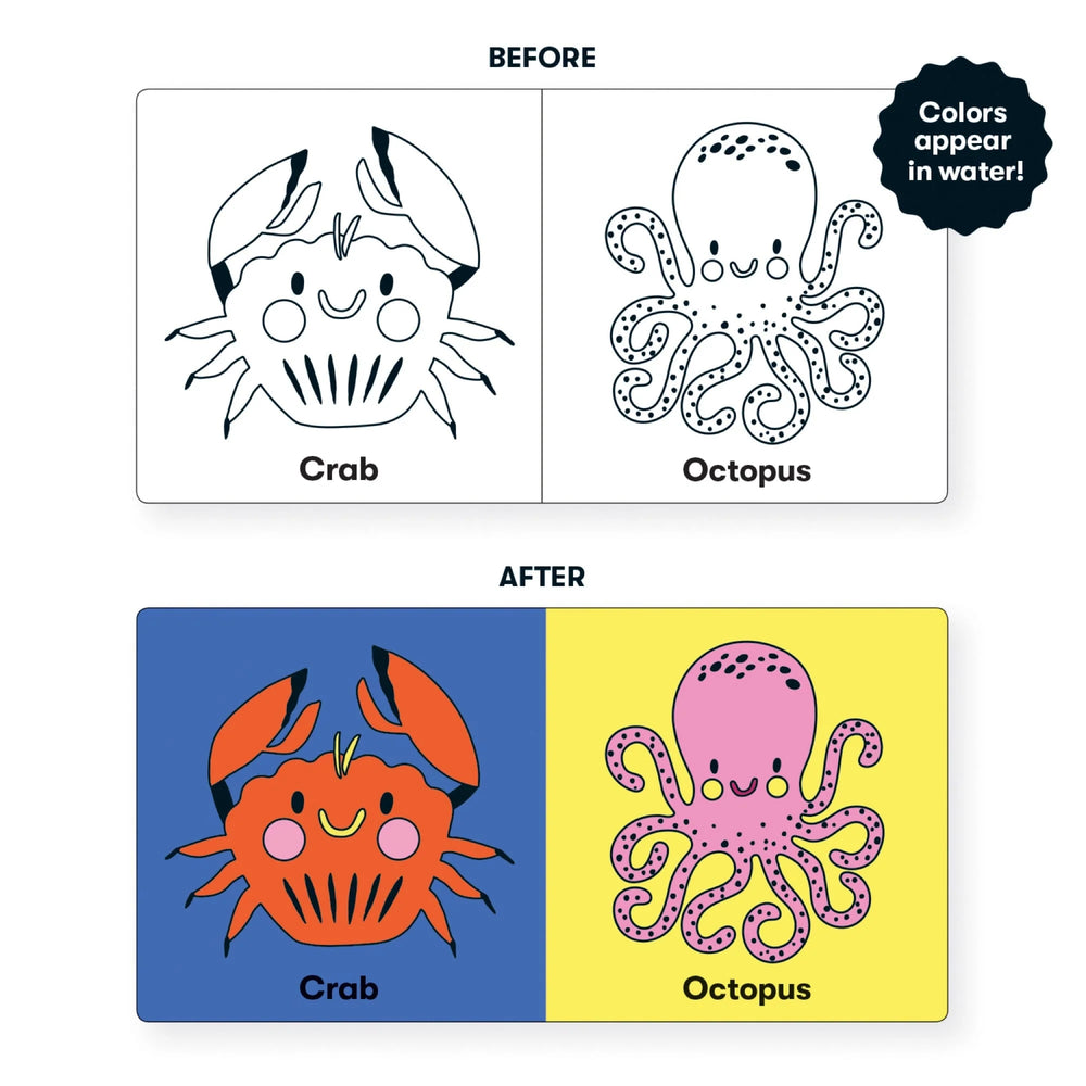 Color the Ocean | Color Magic Bath Book
