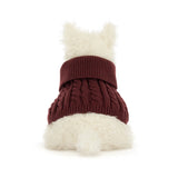 Jellycat Munro Scottie Dog Winter Jumper Outfit