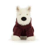 Jellycat Munro Scottie Dog Winter Jumper Outfit