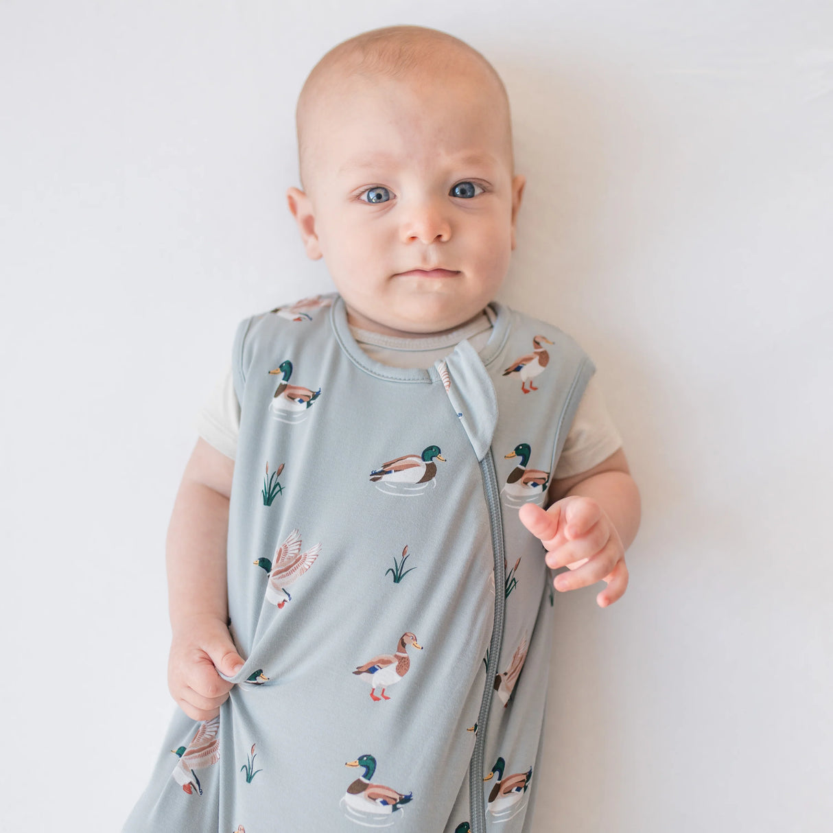 Kyte Baby Bamboo Sleep Bag 0.5 TOG | Mallard Duck
