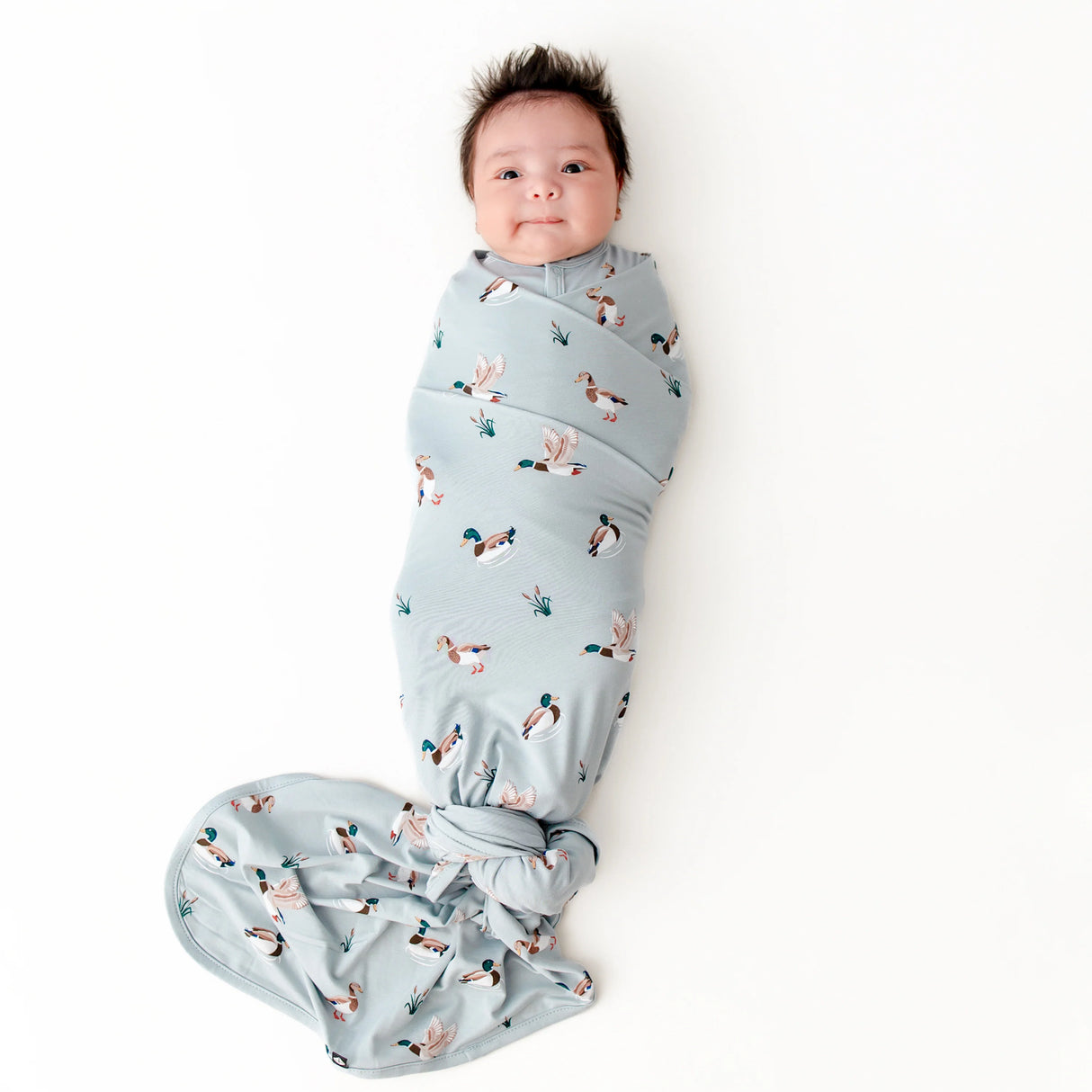 Kyte Bamboo Swaddle Blanket | Mallard Duck