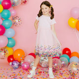 Sweet Wink Gold Sparkle Bow Clip Set
