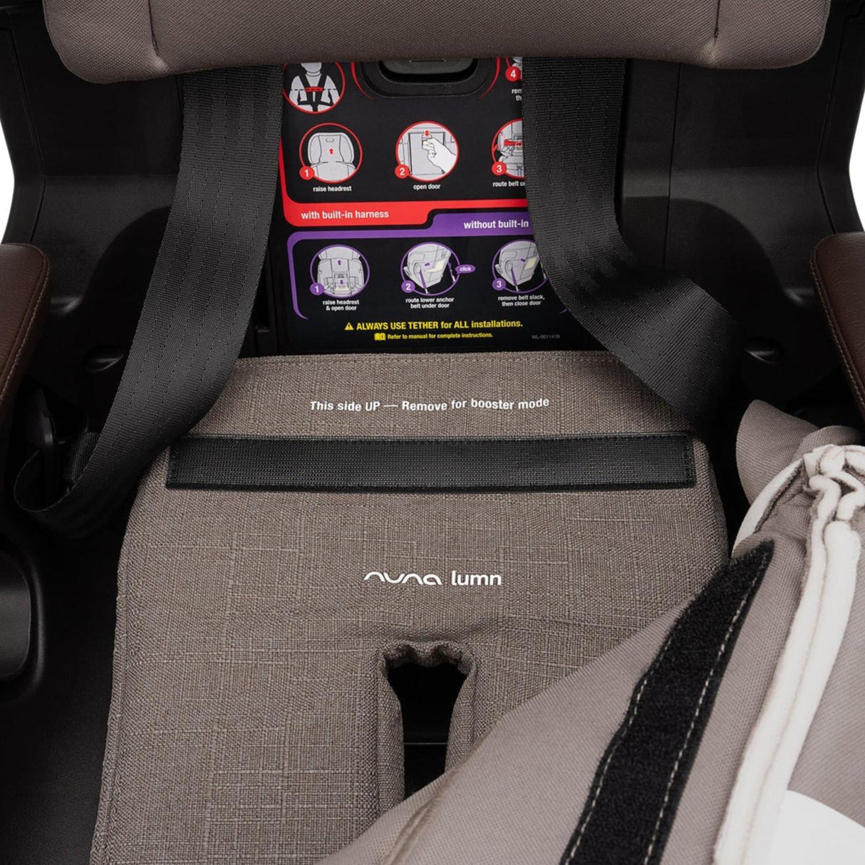 NUNA LUMN Forward-Facing Harness-to-Booster Car Seat