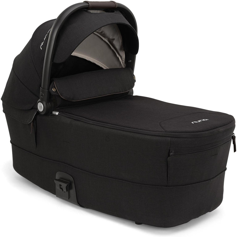 Nuna MIXX Series Bassinet + Stand | Caviar (Chocolate)