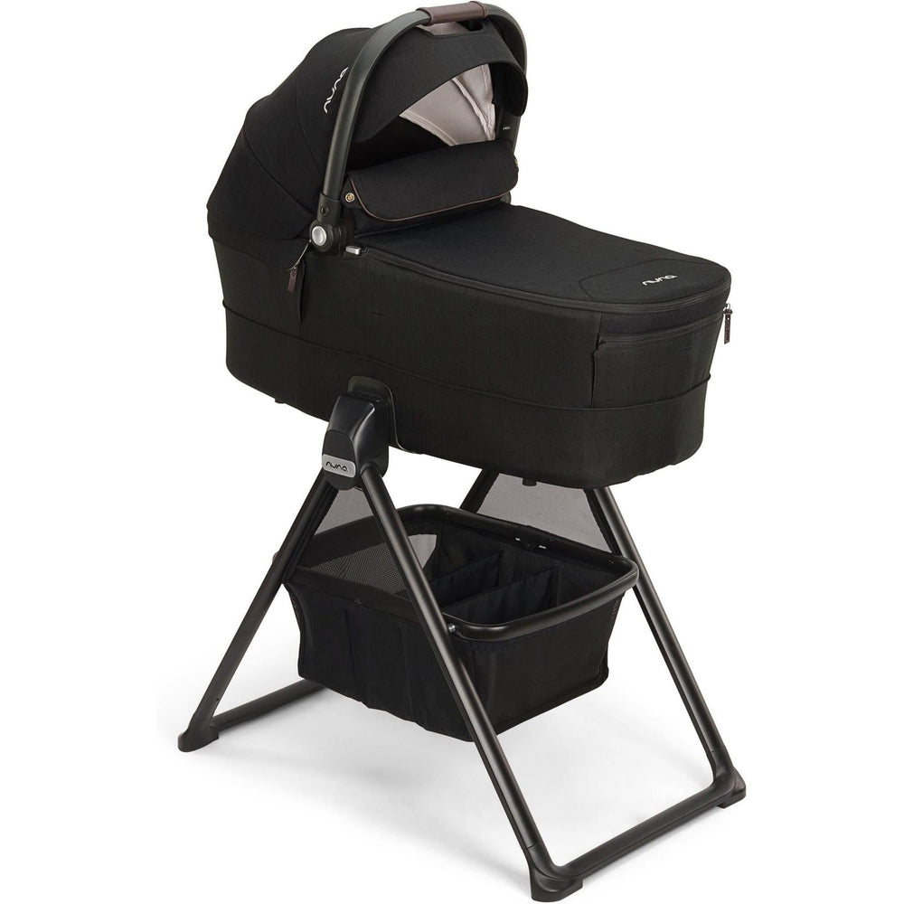Nuna MIXX Series Bassinet + Stand | Caviar (Chocolate)