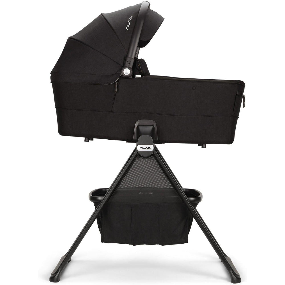 Nuna MIXX Series Bassinet + Stand | Caviar (Chocolate)