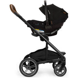 Nuna MIXX Next with Magnetic Buckle + PIPA Aire RX Infant Car Seat with Relx base Travel System
