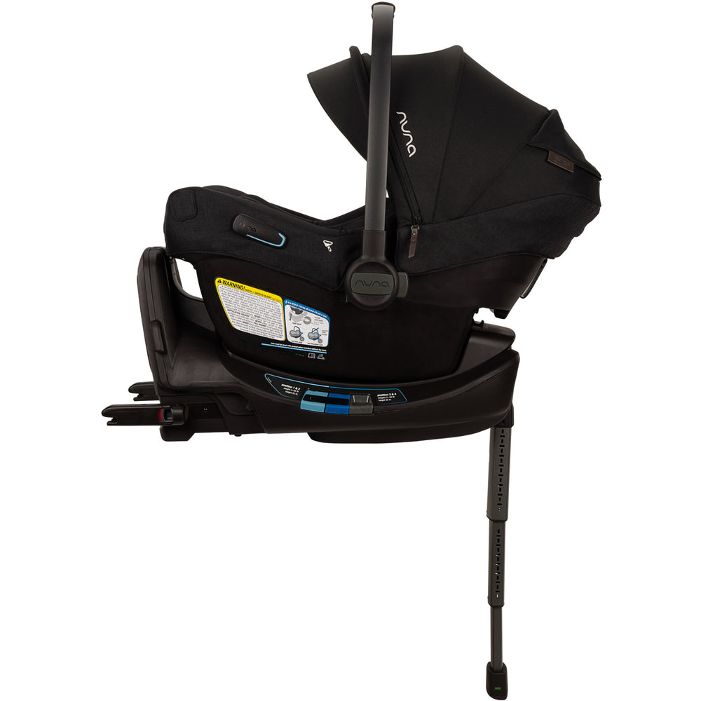 NUNA Triv Next Stroller + Pipa RX with RELX Base Travel System Bundle | Caviar (Cognac) | No Shipping