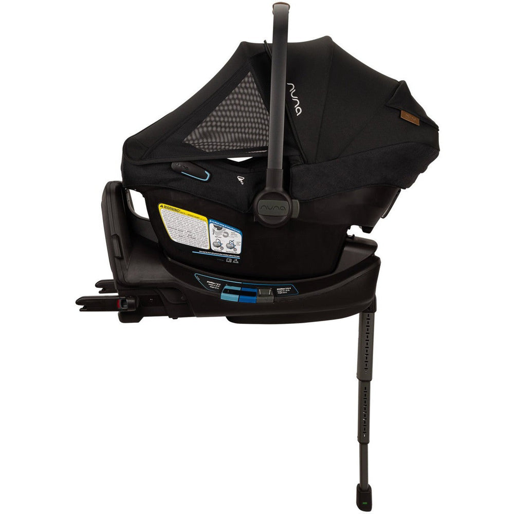 Nuna MIXX Next with Magnetic Buckle + PIPA Aire RX Infant Car Seat with Relx base Travel System