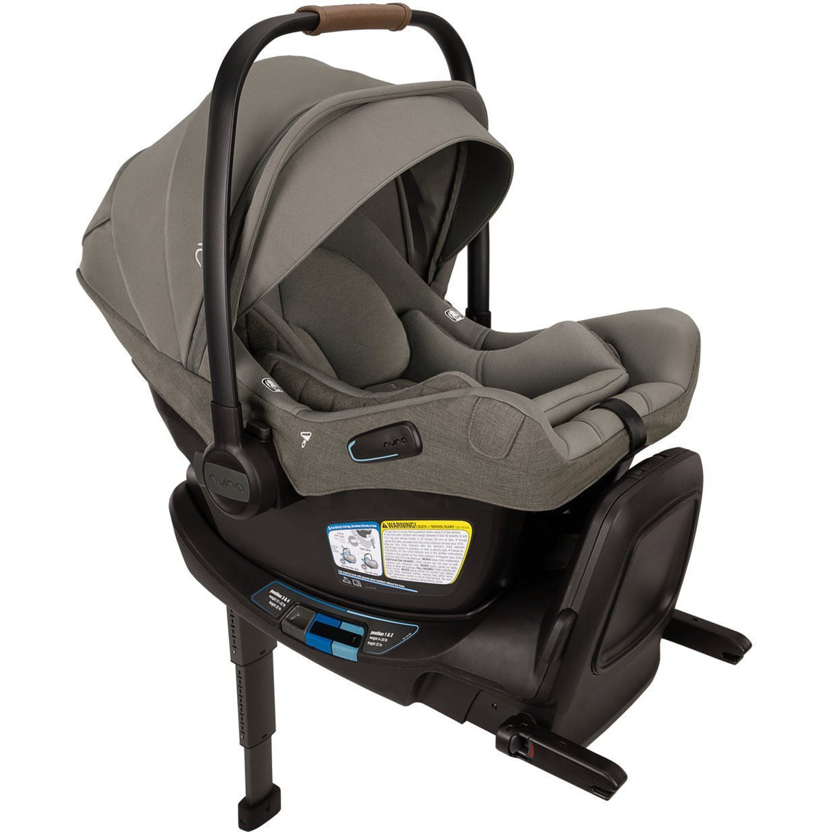 NUNA Swiv Stroller + Pipa Aire RX with RELX base Travel System