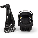 NUNA URBN FLEX SYSTEM Caviar | stroller frame, PIPA™ urbn car seat, ring adapter and carry bag