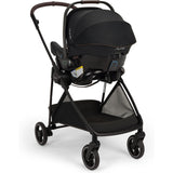 NUNA URBN FLEX SYSTEM Caviar | stroller frame, PIPA™ urbn car seat, ring adapter and carry bag
