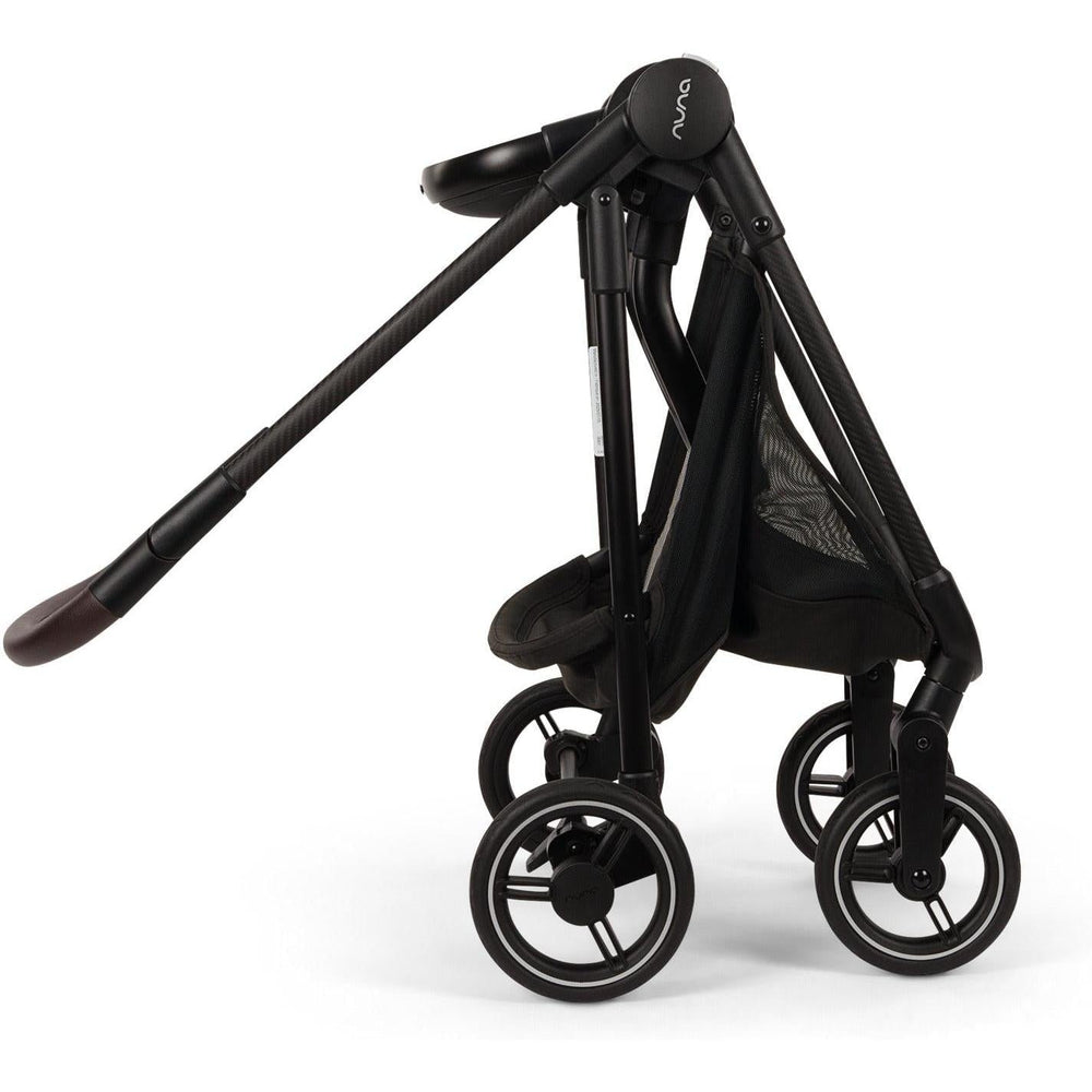 NUNA Flex System Stroller Frame + PIPA Series Car Seat Adapter | Caviar