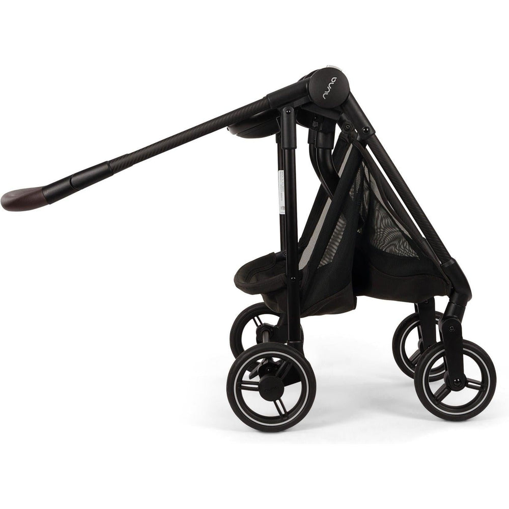 NUNA Flex System Stroller Frame + PIPA Series Car Seat Adapter | Caviar