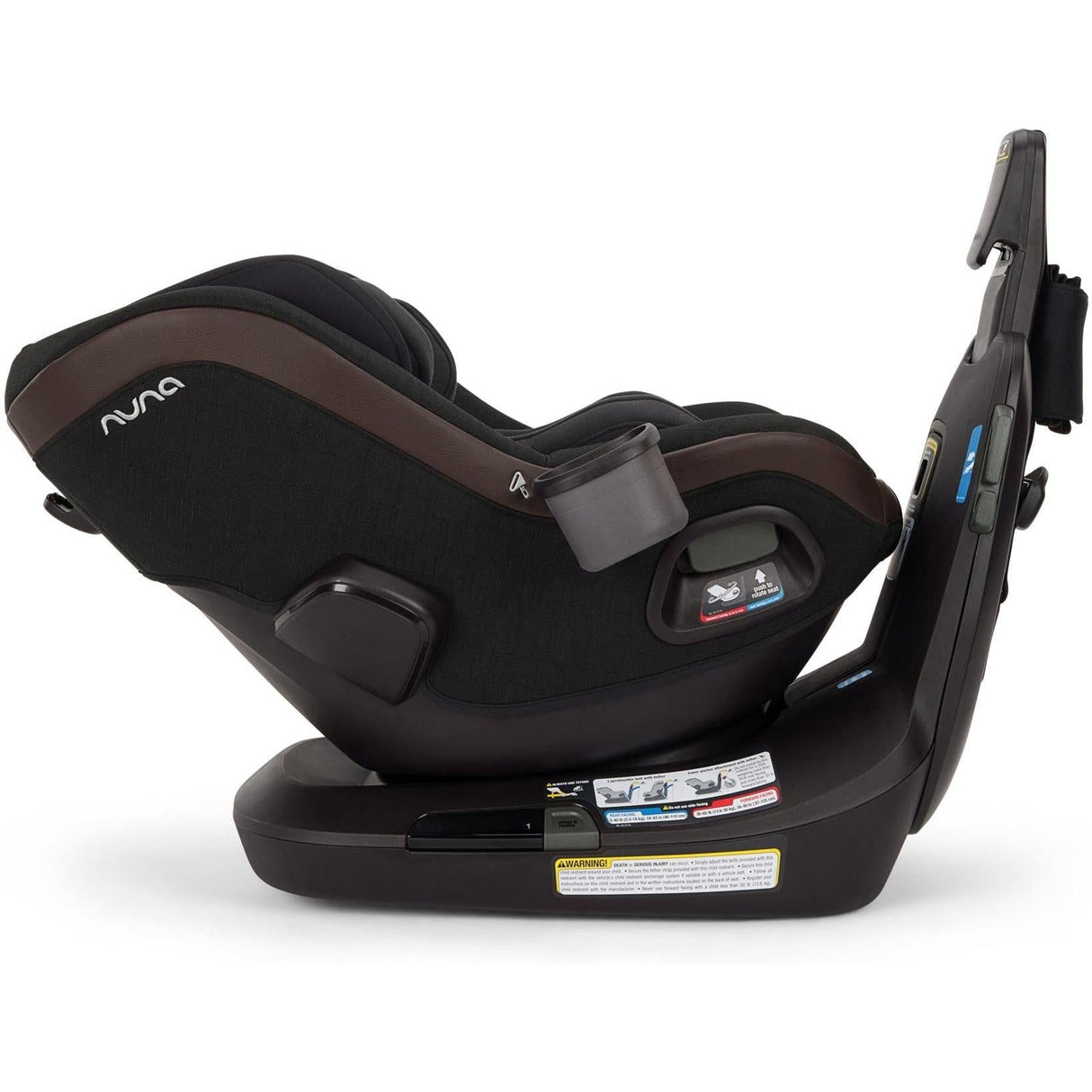 NUNA REVV Maxx Rotating Convertible Car Seat with cupholder