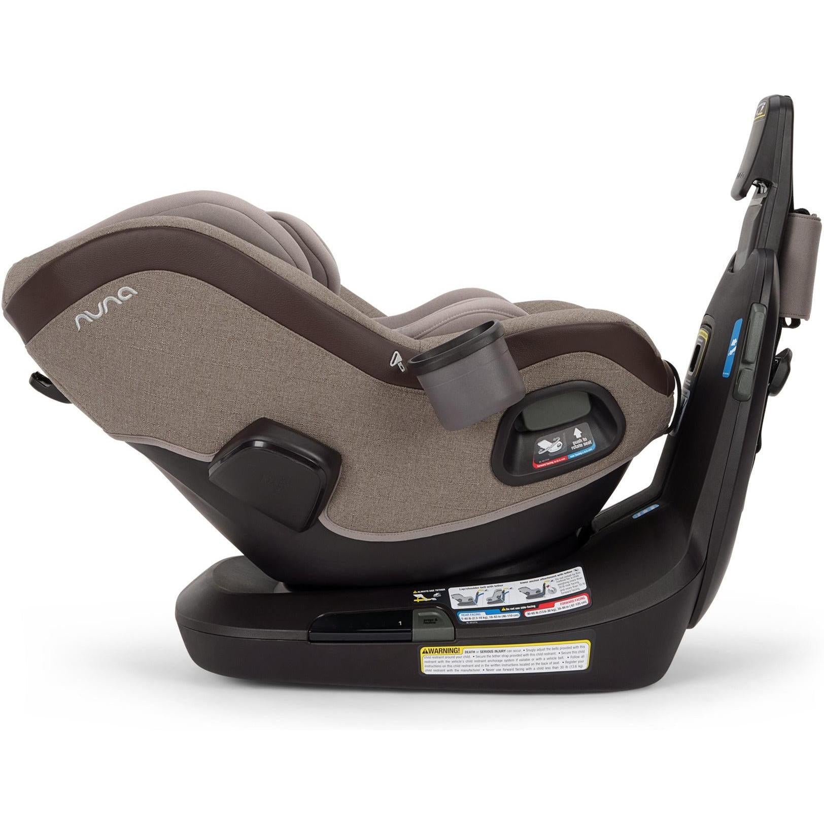 NUNA REVV Maxx Rotating Convertible Car Seat with cupholder – ZukaBaby
