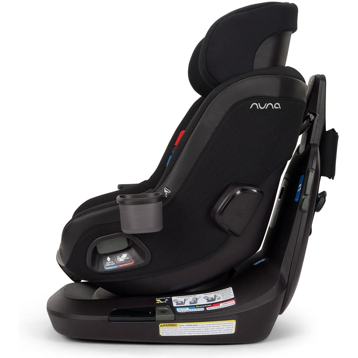 NUNA REVV Maxx Rotating Convertible Car Seat with cupholder