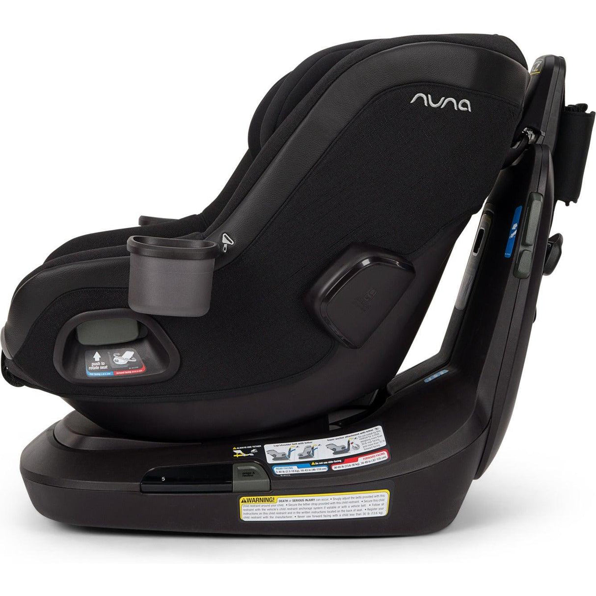 NUNA REVV Maxx Rotating Convertible Car Seat with cupholder