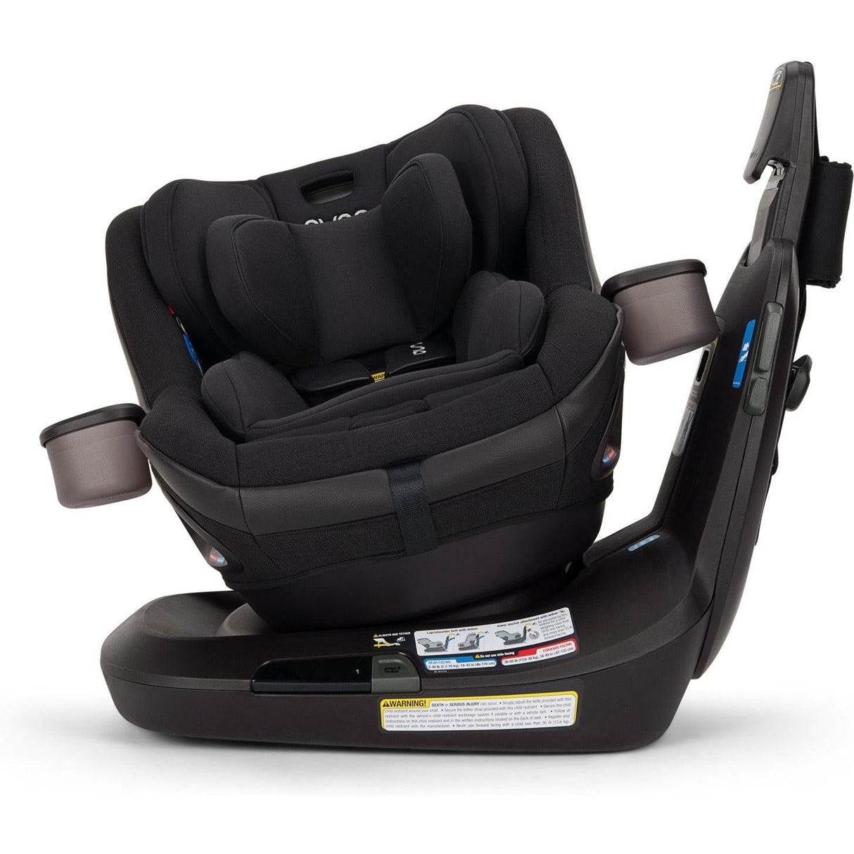 NUNA REVV Maxx Rotating Convertible Car Seat with cupholder