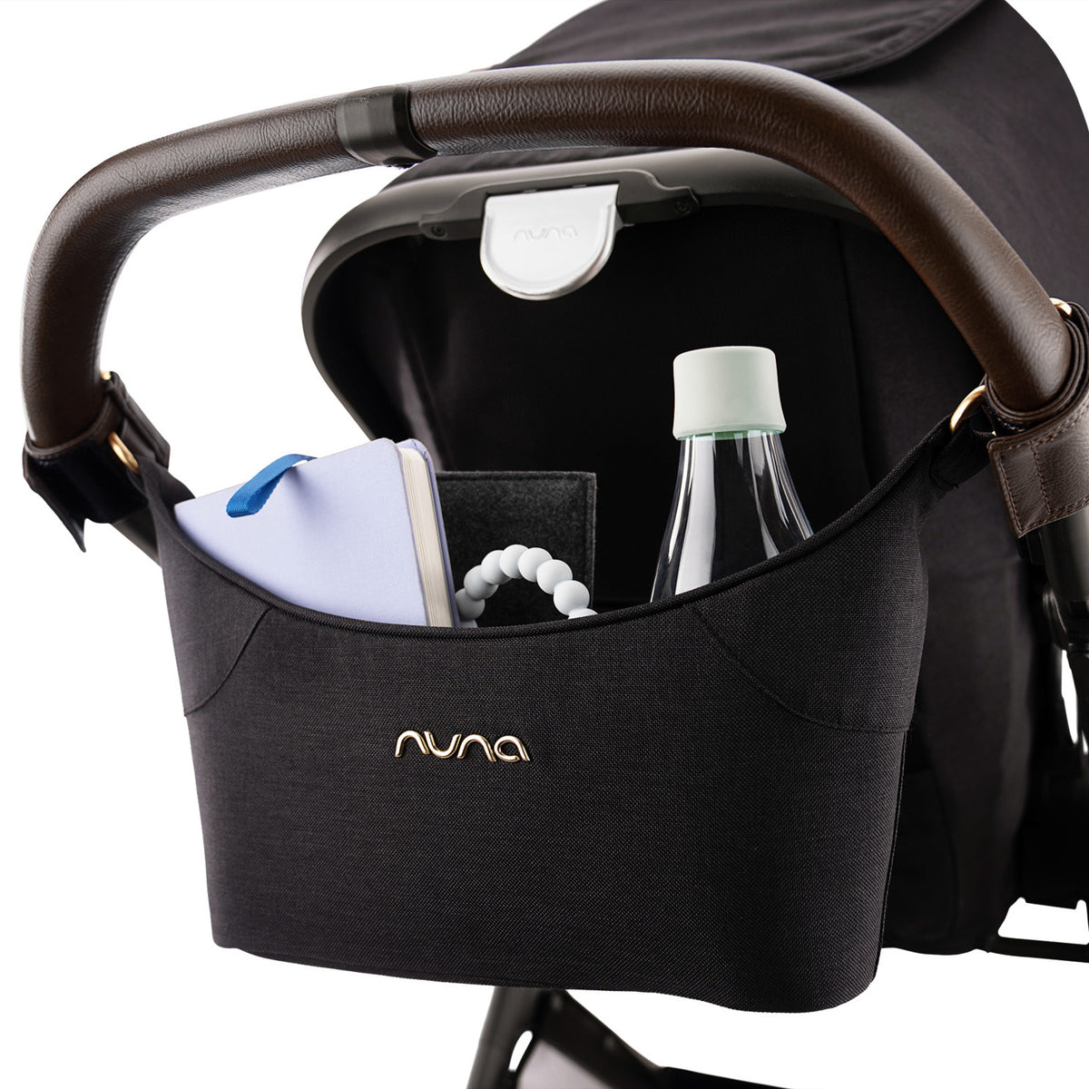 NUNA Stroller Organizer | Caviar (Chocolate)
