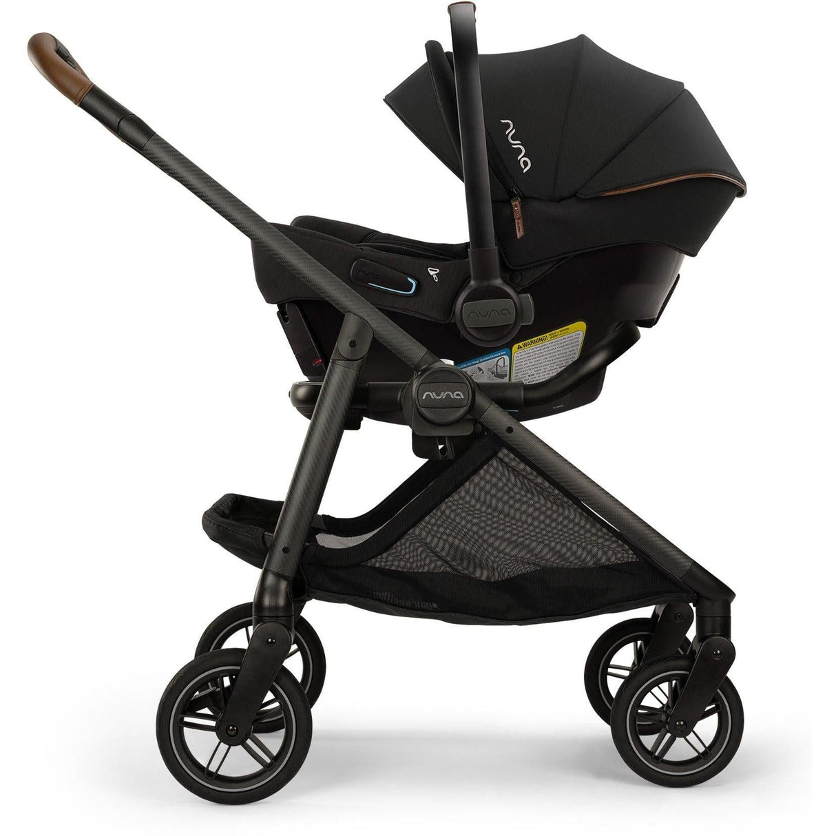 NUNA SWIV stroller + PIPA urbn car seat travel system